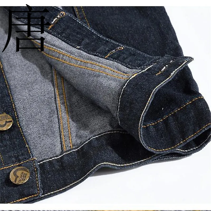 Тан Прохладный 2019 мужские Куртки без рукавов модные потертые джинсы для мужчин