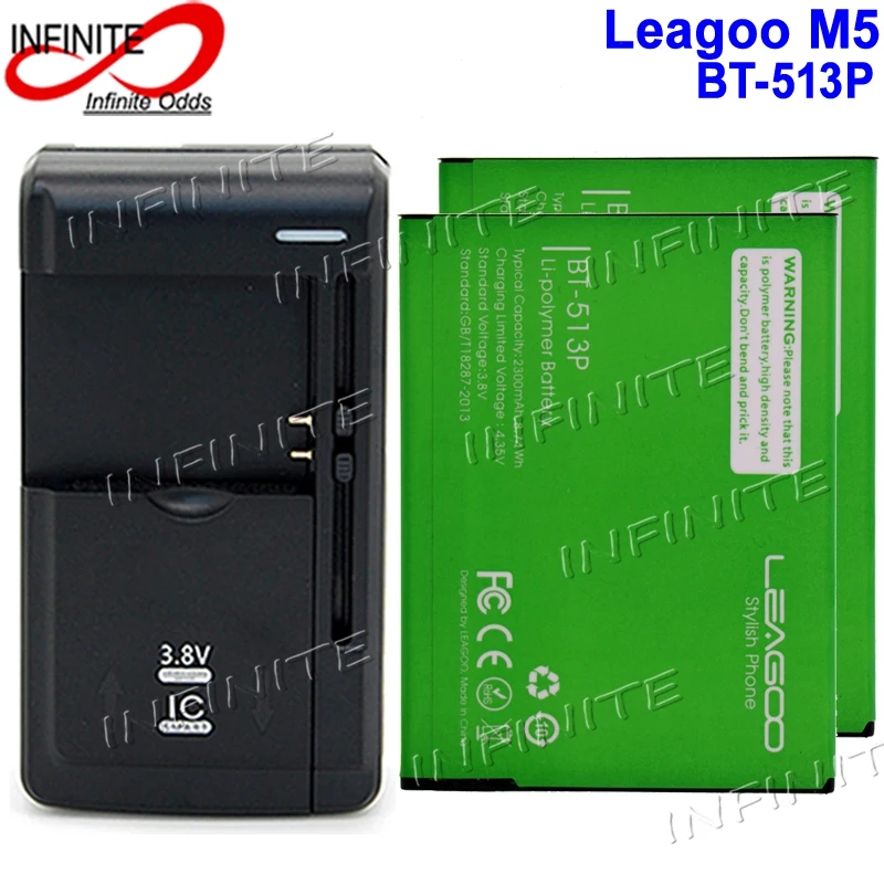 2 шт. Leagoo M5 аккумулятор 2300 мАч BT 513P Аккумулятор AKKU высокое качество + универсальное
