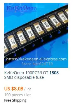 0451 1808/2410 SMD 0.25A/0.5A/0.75A/1A/1.5A/2A/3A/3.15A/4A/5A/6.3A/7A/8A/10A/12A/15A Быстрый Удар одноразовый предохранитель 250мА/ 500mA/750mA
