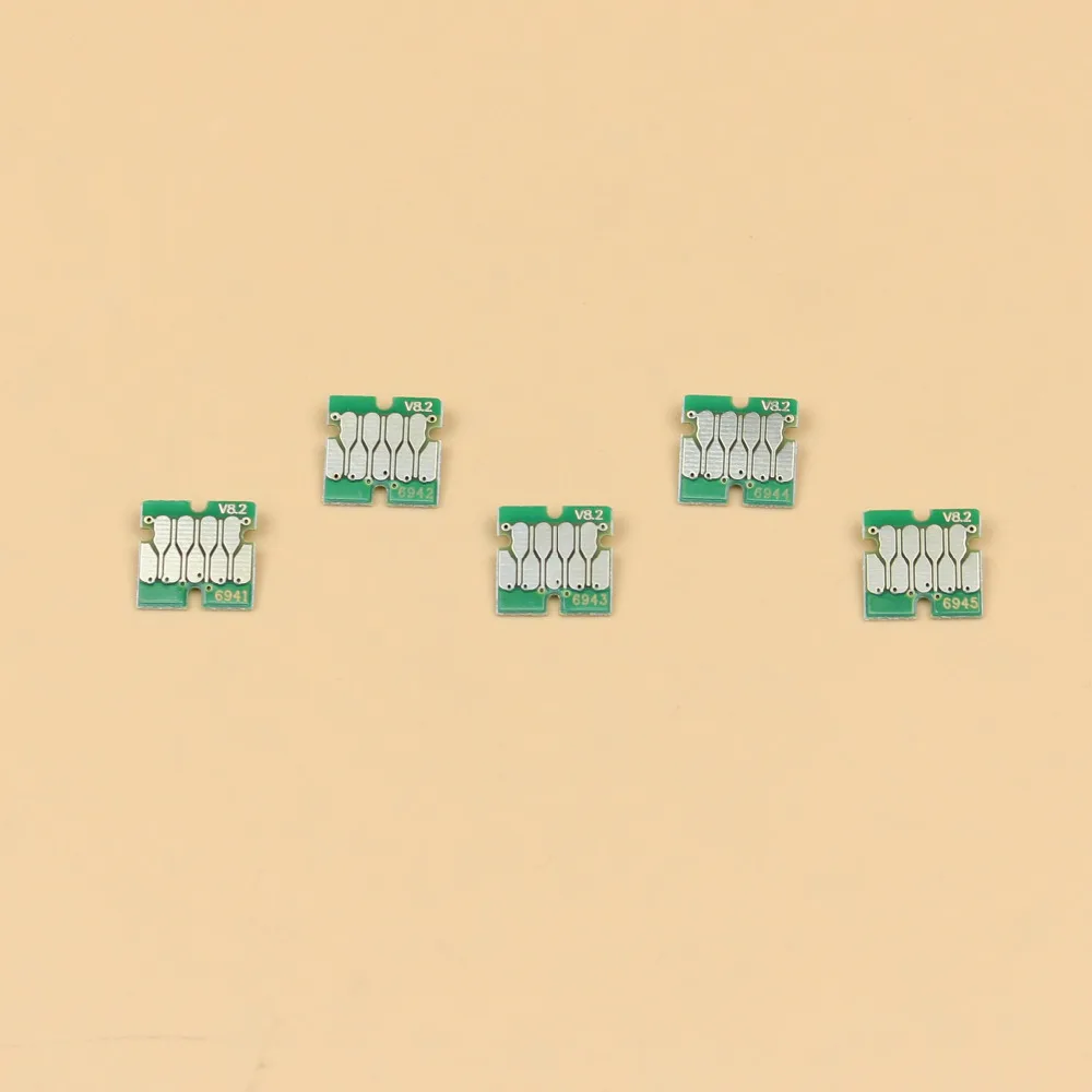 5 комплектов T3070 T5070 T7070 чипы для чернильного картриджа epson SC T6941 T6942 T6943 T6944 T6945 |