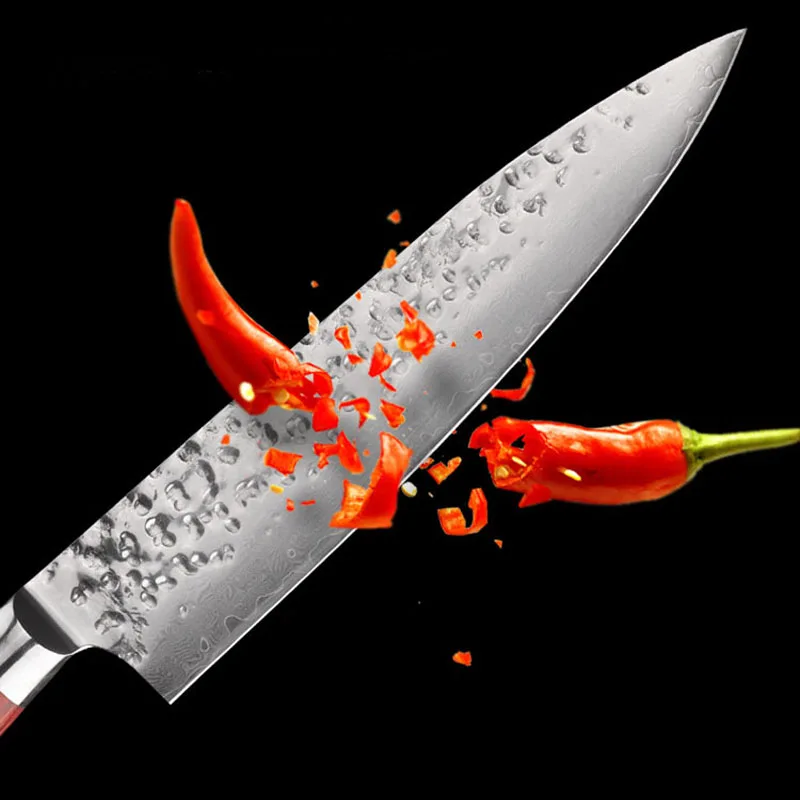 Ножи Liang Da из дамасской стали нож шеф-повара японский кухонный VG10 73 слоя ножи