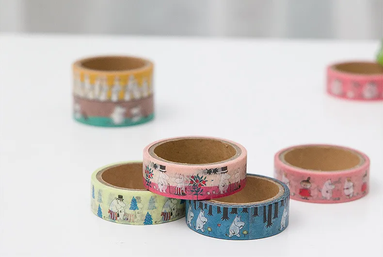 Moomin Muuminpeikko, новинка, модная лента, наклейка, игрушка, наклейка, малыш, Муми, мультяшная наклейка, милый финский персонаж, наклейка, книга