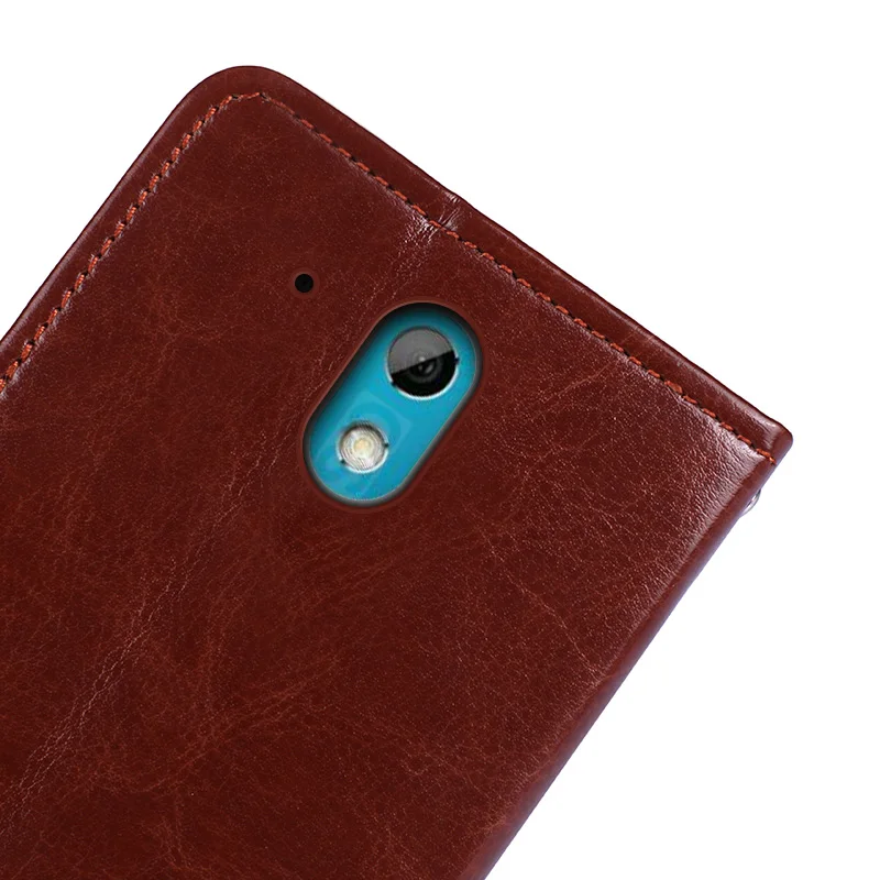 Роскошный кожаный чехол книжка для HTC Desire 526G + с двумя SIM картами 4 7 дюйма бумажник