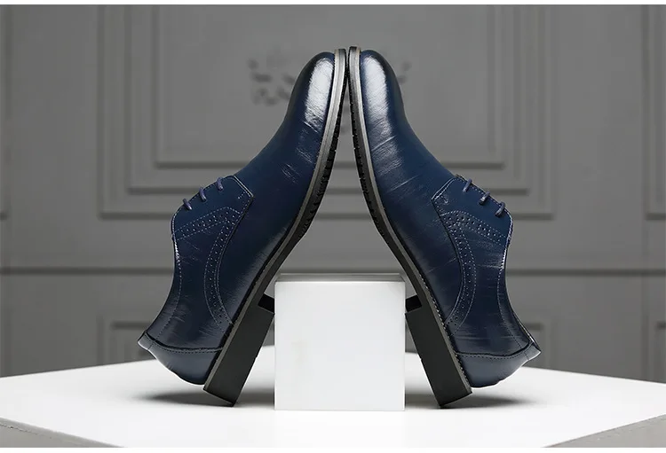 Мужские кожаные туфли; zapatos hombre; офисные Мужские модельные туфли; повседневные свадебные туфли в итальянском стиле; туфли дерби; большие размеры; 638