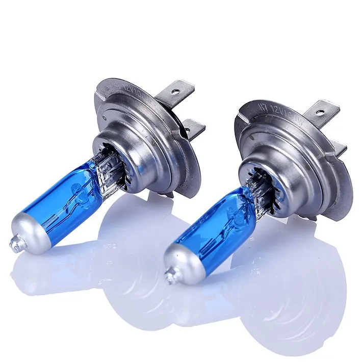 2 шт. H7 12 в 100 Вт 5000 К ксеноновый супер яркий белый автомобильный головной светильник, лампы, автомобильный противотуманный светильник, автомобильный головной светильник, супер белый