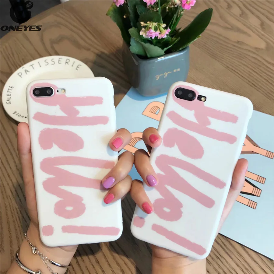 Милый розовый кожух чехол для мобильного телефона iphone 5 5S SE 6 6s Plus plus TPU 7 8 X|case for