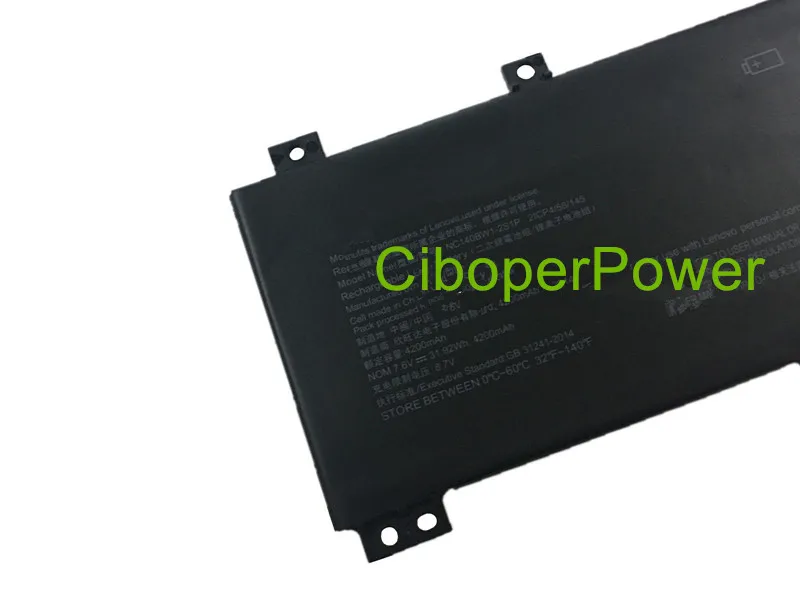 Оригинальное качество для 7.6В 31 92wh NC140BW1 2S1P батареи ноутбука 100S 14IBR|Аккумуляторы