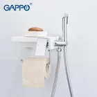 GAPPO Смесители для биде душ опрыскиватель для биде Смеситель для унитаза биде многофункциональный кран для унитаза для ванной держатель полки