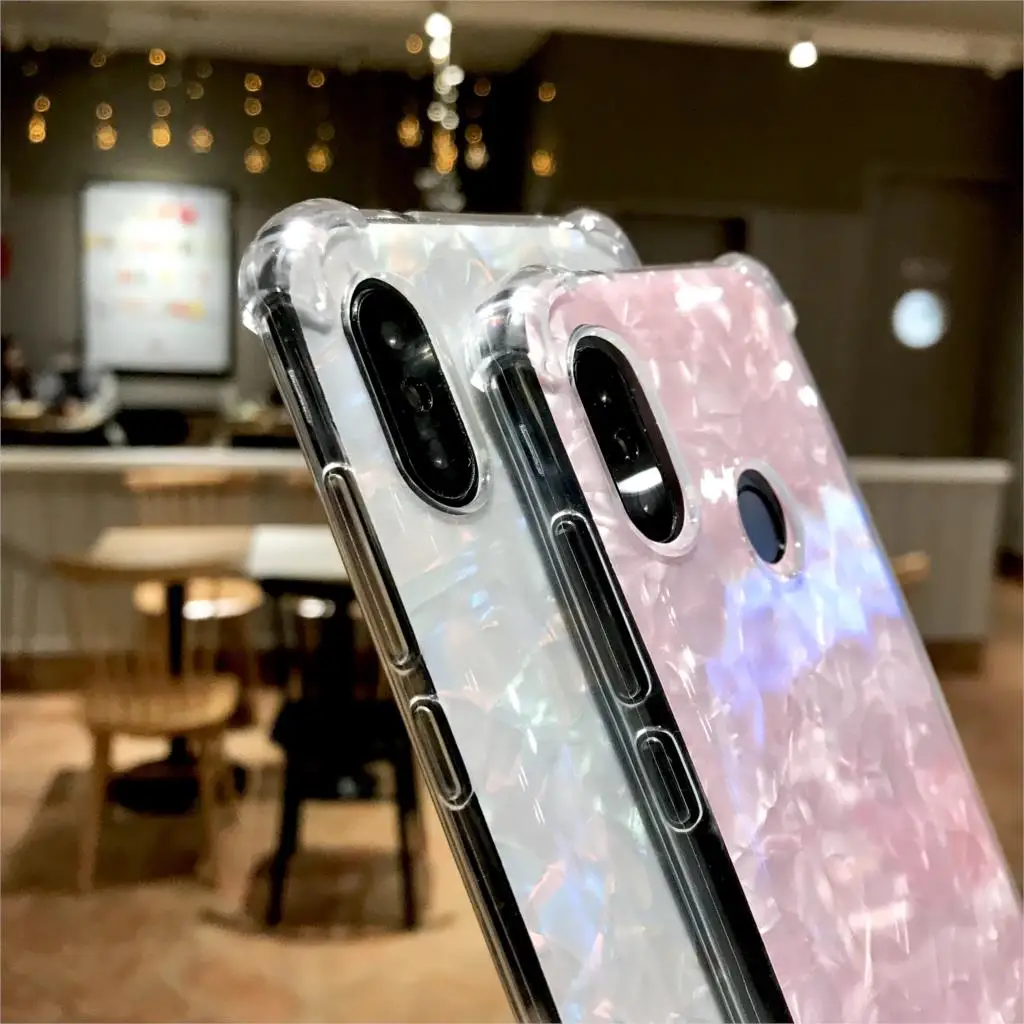 Противоударный мраморный защитный чехол для XiaoMi 9 SE 8 Lite A2 A1 Play RedMi Note 7 6 Pro 5 Plus 6A