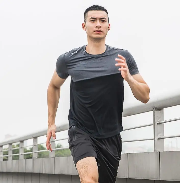 Xiaomi mijia Мужская Спортивная футболка Удобная Светоотражающая Фитнес-тренировка с коротким рукавом умный дом
