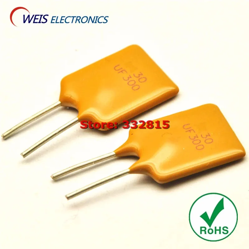50 шт. PPTC RUEF300 30 в 3 А DIP 2 контактный сбрасываемый предохранитель UF300 Хорошее