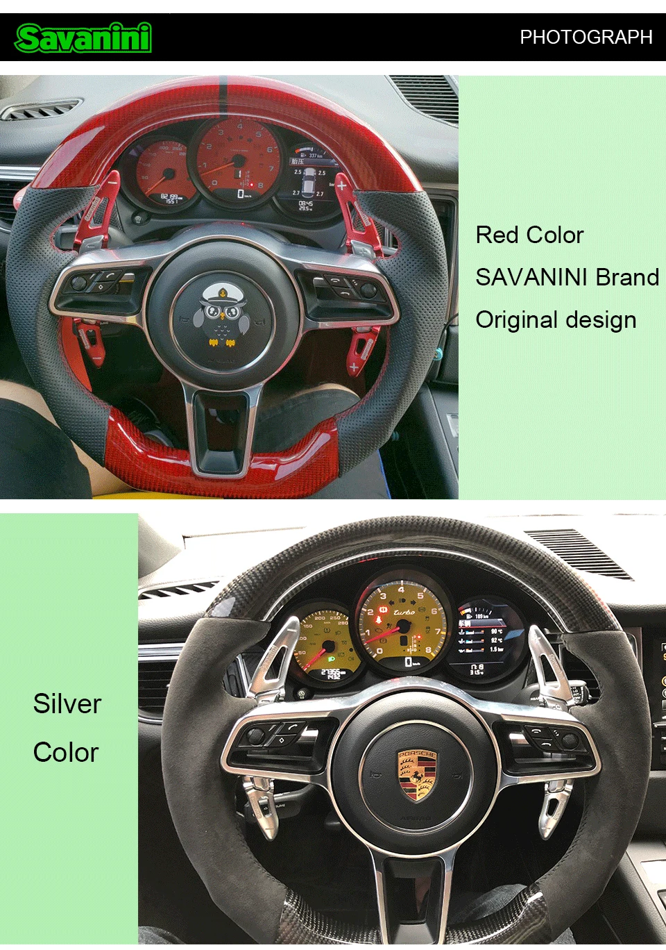 Savanini Алюминиевый Рычаг переключения передач для Porsche Panamera Macan Cayenne 718 911 Boxster автомобильные аксессуары