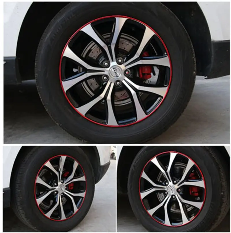 8 м Универсальный Автомобильный Стайлинг Гибкая отделка наружный молдинг ПВХ