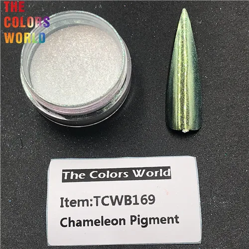 TCWB169 10g TCT-324 пудра Хамелеон Chrome Magic Порошковые блестки для ногтей художественное оформление ногтей тени Aurola блеск хны макияж фестиваль - Цвет: TCWB169 10g