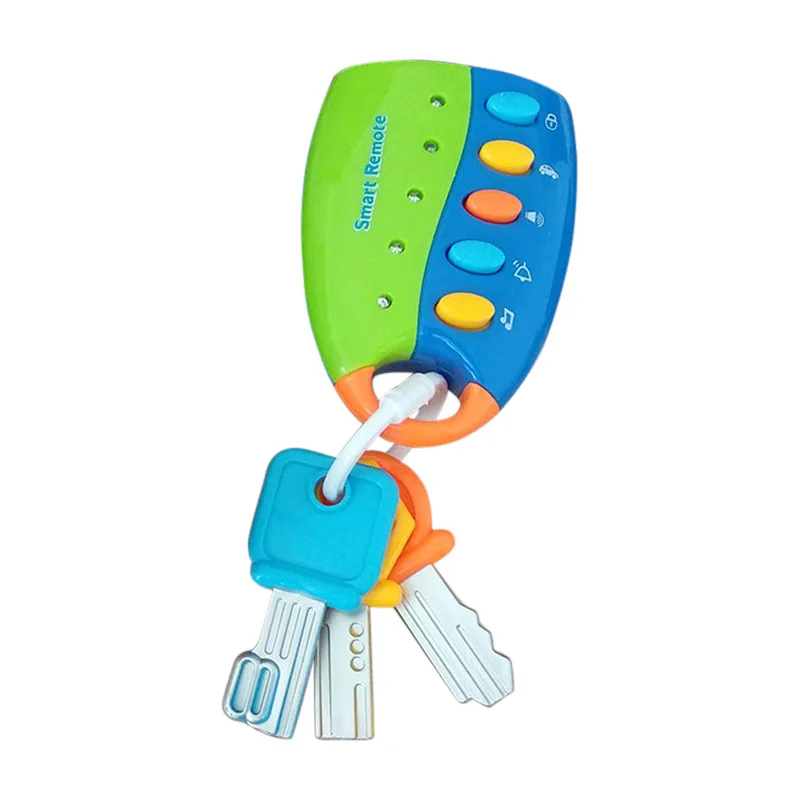 Мультяшная детская музыкальная умная дистанционная Автомобильная игрушка-ключ - Фото №1
