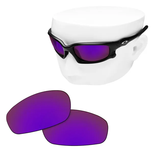 Purple Mirror OOWLIT поляризованные Сменные линзы для-сплит-солнечные очки к куртке - Цвет линз: Purple Mirror