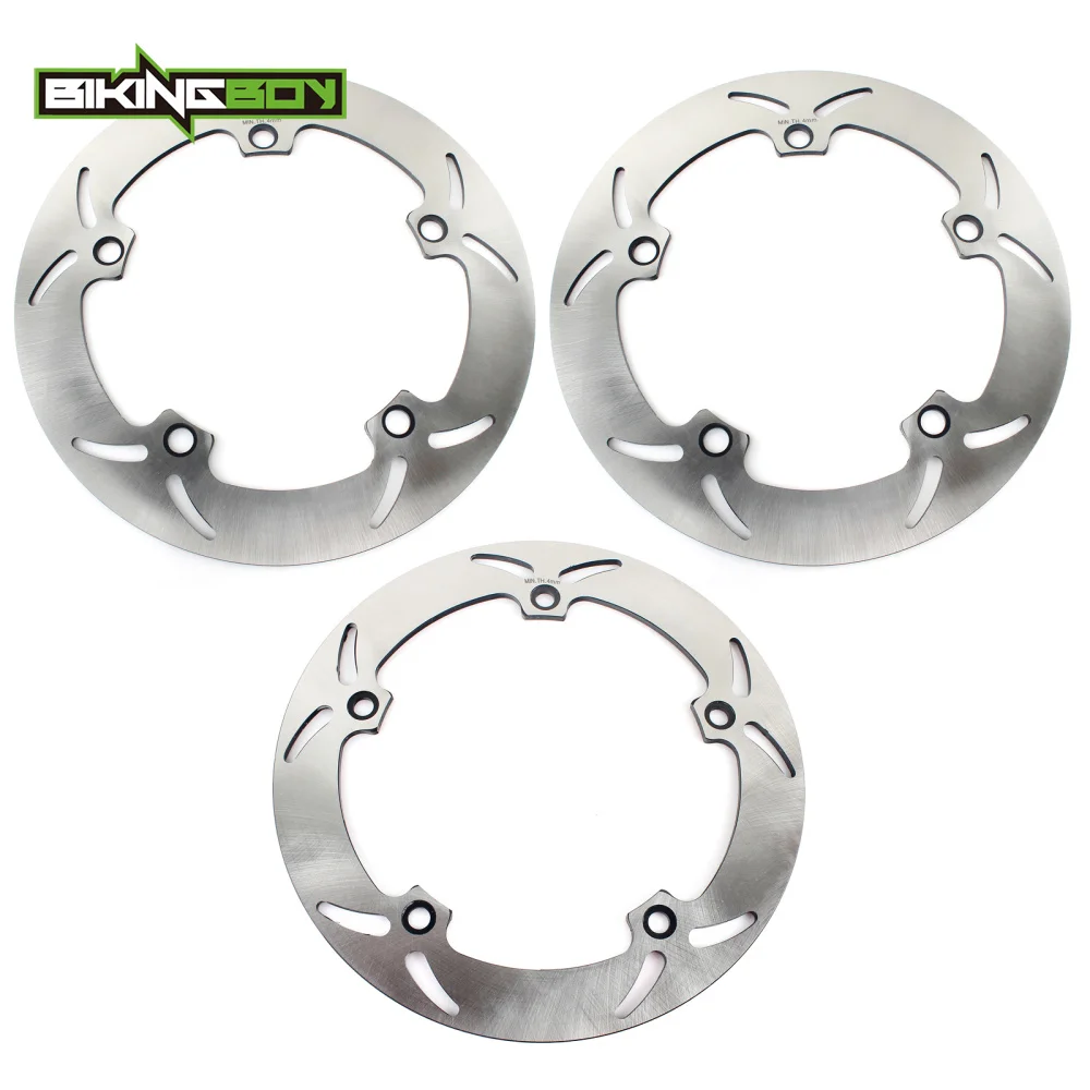 BIKINGBOY 3 шт. спереди и сзади тормозные диски роторов для BMW R850C R850GS R850R R1100GS R1100S R1150GS R
