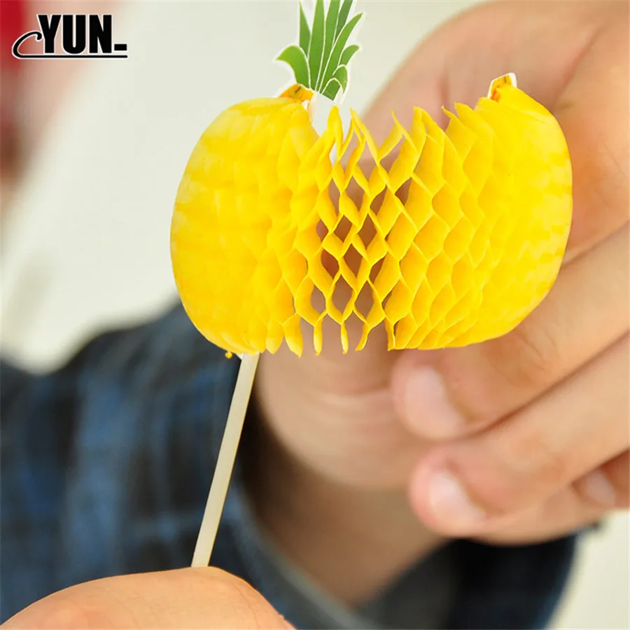 10 шт. украшение торта выпечки и отделением для карт украшенный ананас с