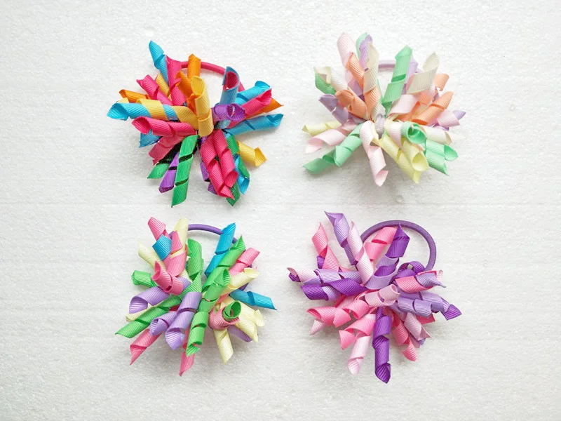 Резинка для волос Детская Радужная с кисточками 1 шт. | одежда и обувь