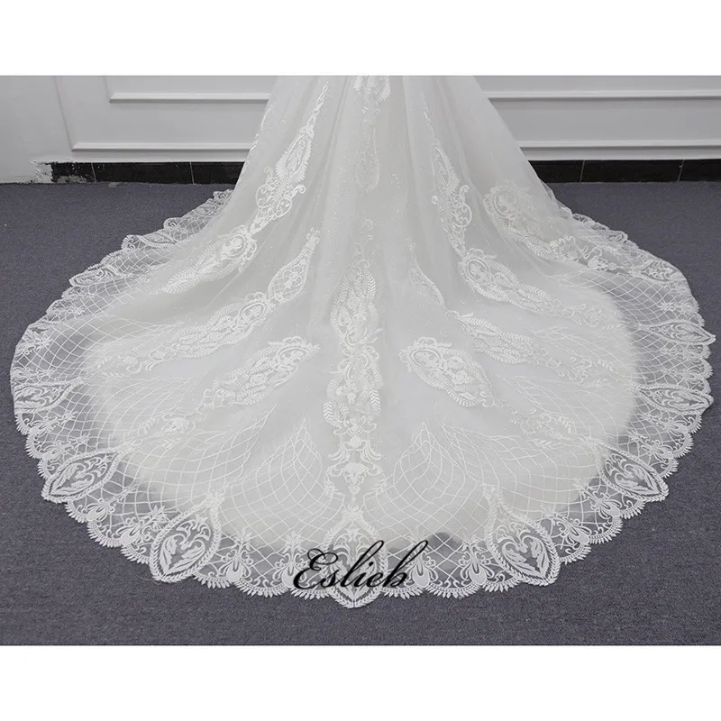 

Eslieb Mermaid 2019 Wedding Dress Bridal Gown Detachable train beautiful Lace Bridal Dresses vestido de casamento SJ012-1