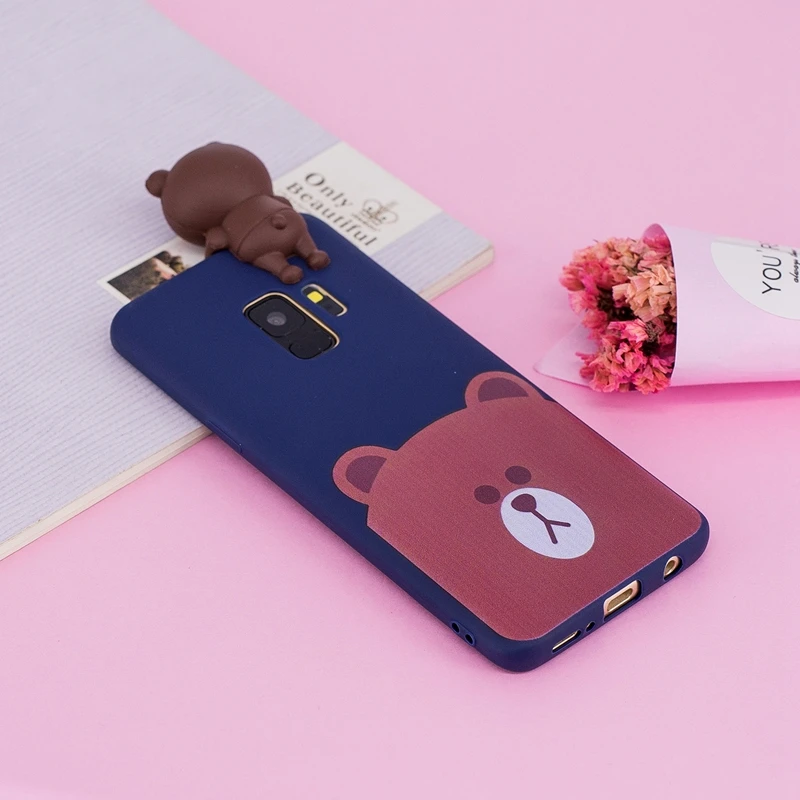 Чехол S9 для Samsung Galaxy Plus мягкий силиконовый чехол с 3D рисунком кота панды S 9 корпус