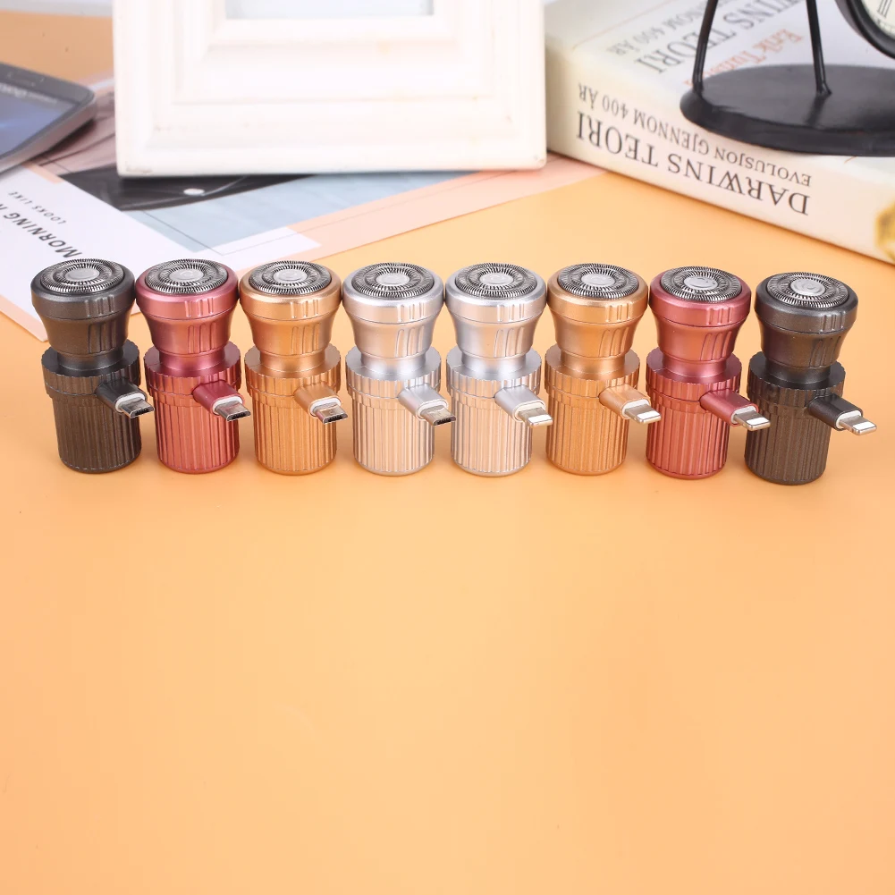 Телефонная бритва для бритья, бритва для мобильного телефона, USB, для подключения телефона на открытом воздухе, портативная бритва, мини-бритва