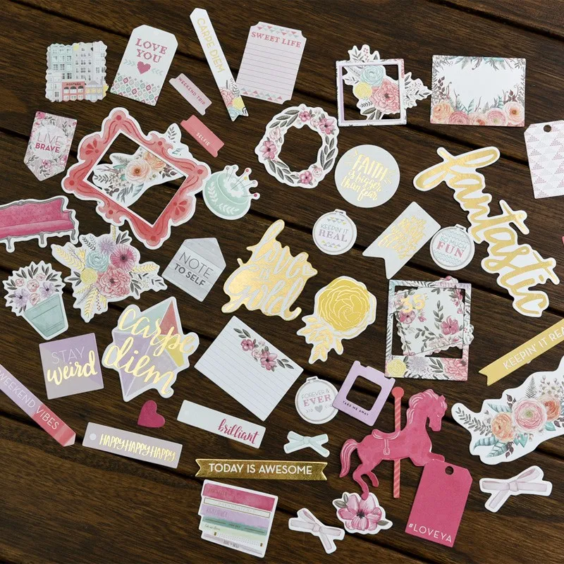 35 шт. цветные высечки для скрапбукинга|cutting dies|cutting dies for scrapbookingcut scrapbooking |