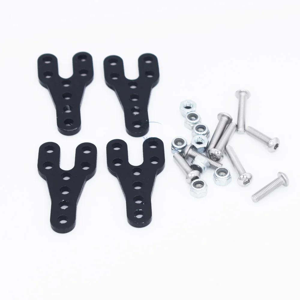 1set Metal Black Shock Mount Lift Kit For 1/10 RC Crawler Car Axial SCX10 SCX-10 | Parts &amp Accs
