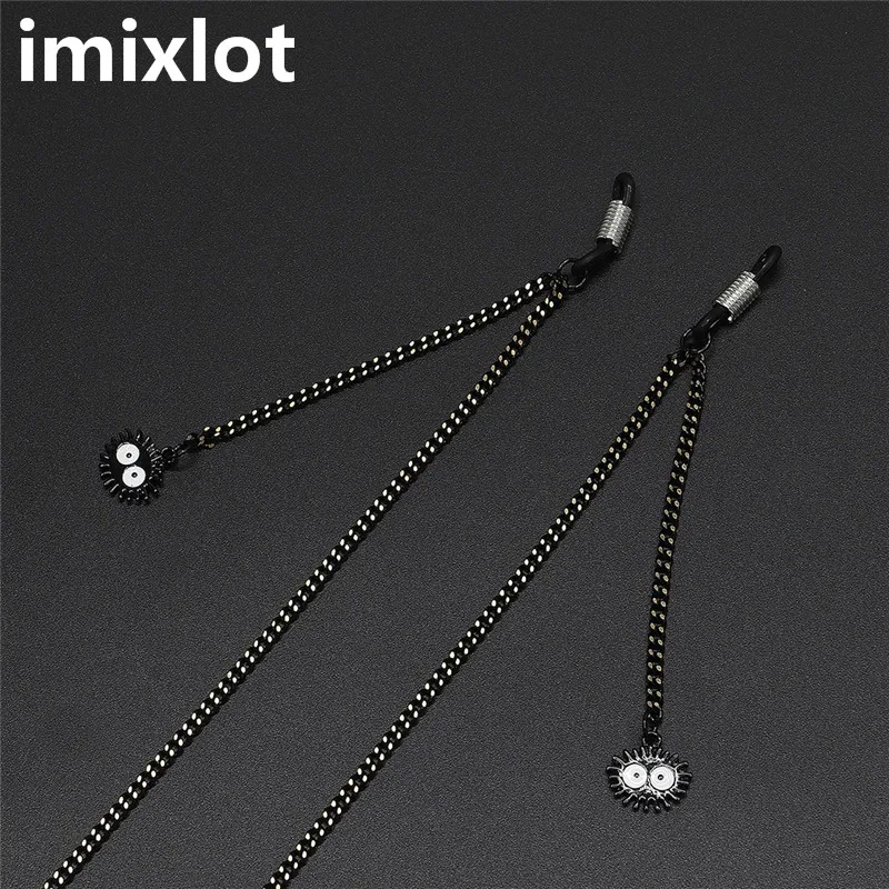 Простая трендовая цепочка для очков Imixlot черная металлическая подвеска в виде