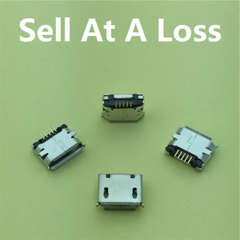 10 шт. G30 Micro USB 5pin длинный штыревой гнездовой разъем вьющиеся тип рта для зарядки мобильного телефона в убыток Беларусь