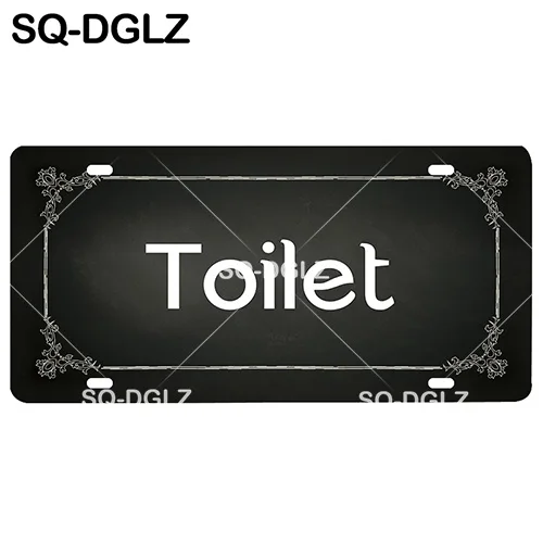 [SQ-DGLZ] кафе/туалет/Salle de bain/туалетные принадлежности номерной знак Настенный декор руководство жестяной знак Дверь лозунг металлические дощечки для письма плакат - Цвет: 0598