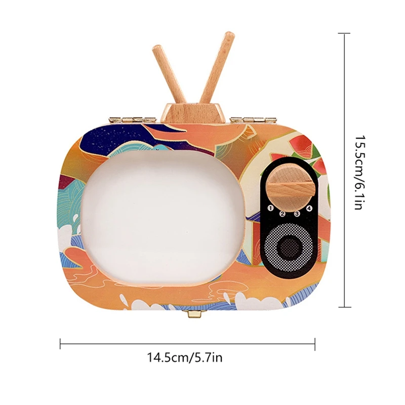 Детская коробка для молочного зуба деревянная ТВ-форма Keepsake зуб хранение Keepsakes Anno