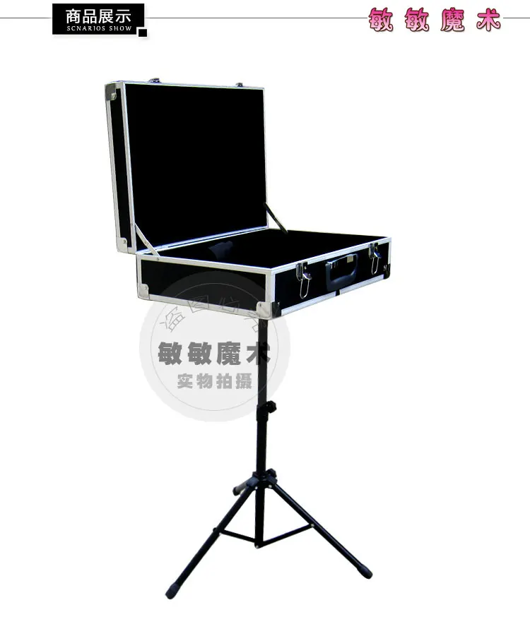 Коробка волшебника реквизит алюминиевый черный Волшебный Стол сцена волшебник