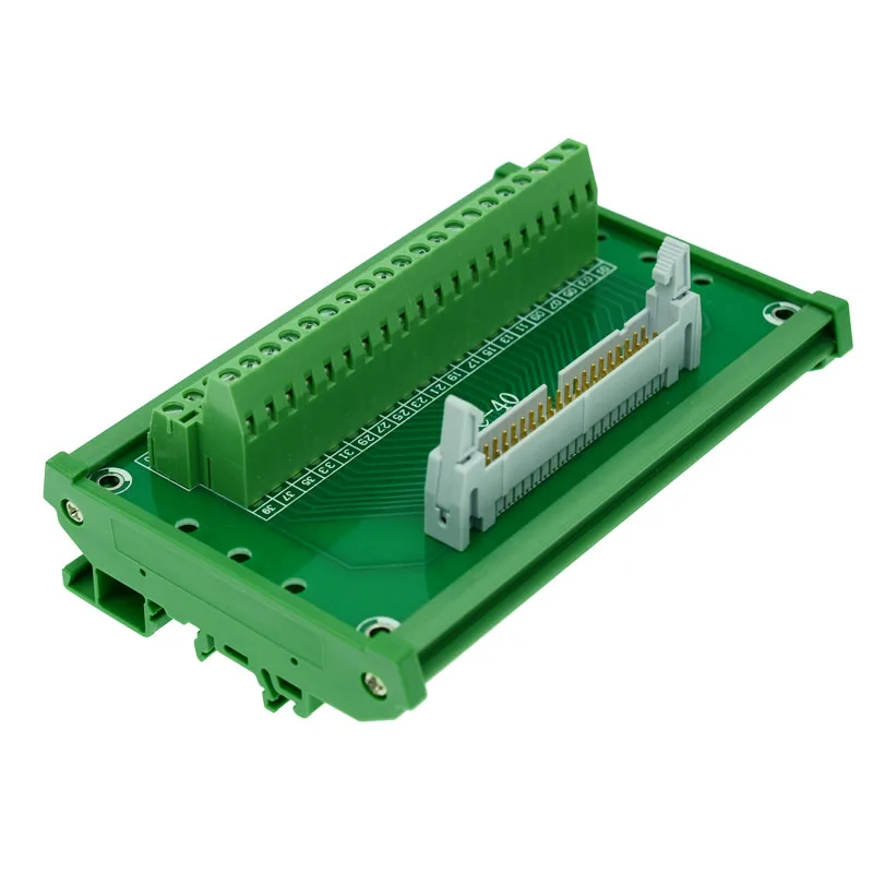Терминальная панель IDC40 папа-40P плата разрыва idc 40 коннектор PLC релейный адаптер