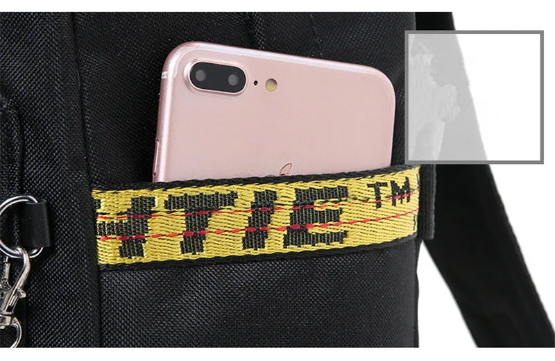 Winmax, большие рюкзаки с USB зарядкой, для мужчин и женщин, анти-вор, модный школьный ранец для путешествий, для девочек-подростков, с лентами, с цепочками, рюкзак для ноутбука
