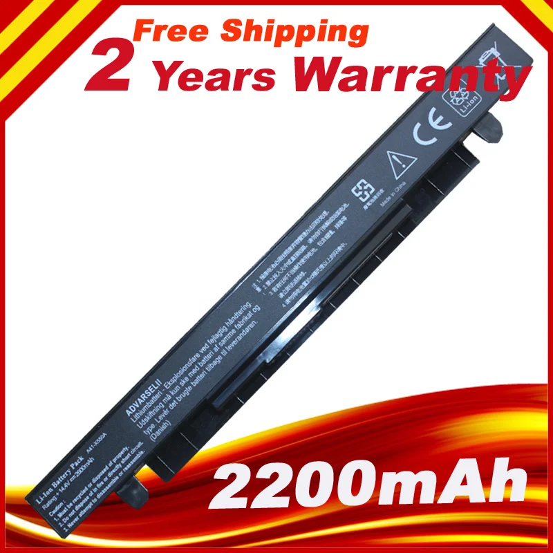2600 мАч 4 ячейки Аккумулятор для ноутбука ASUS X450V X452C X452E X452EA X550 X550C X550CA A41-X550 A41-X550A |