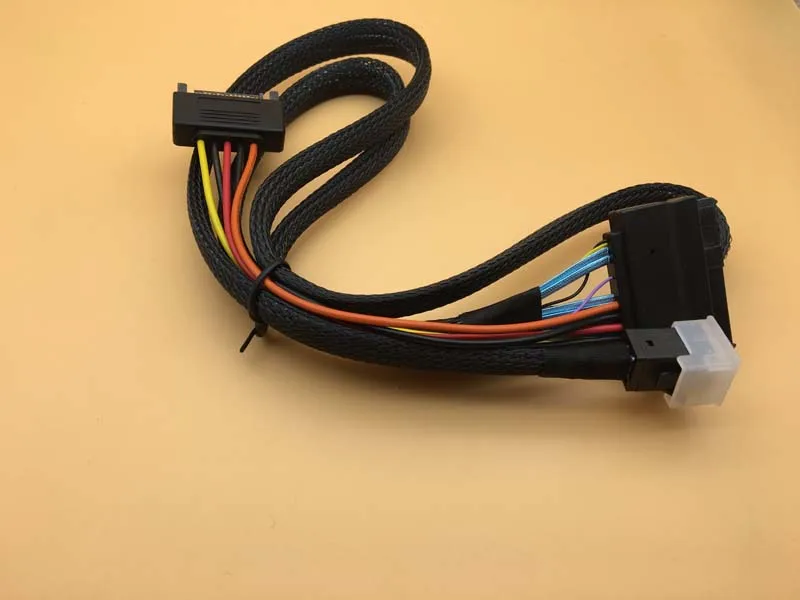 Sff 8643 для SFF 8639 Кабель Передачи Данных 1 Метр Длина поддержка 750 PCIe Nvme U.2 Жесткий