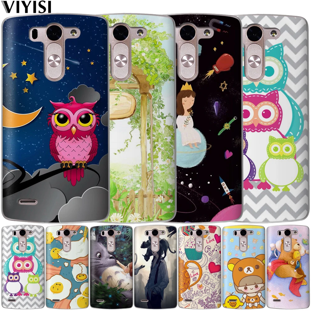 Чехол с рисунком совы для LG G4 G5 G6 X Power 2 Screen Q6 Q8 K4 K7 K8 K10 2017|cute case|case for lg g5case cover |