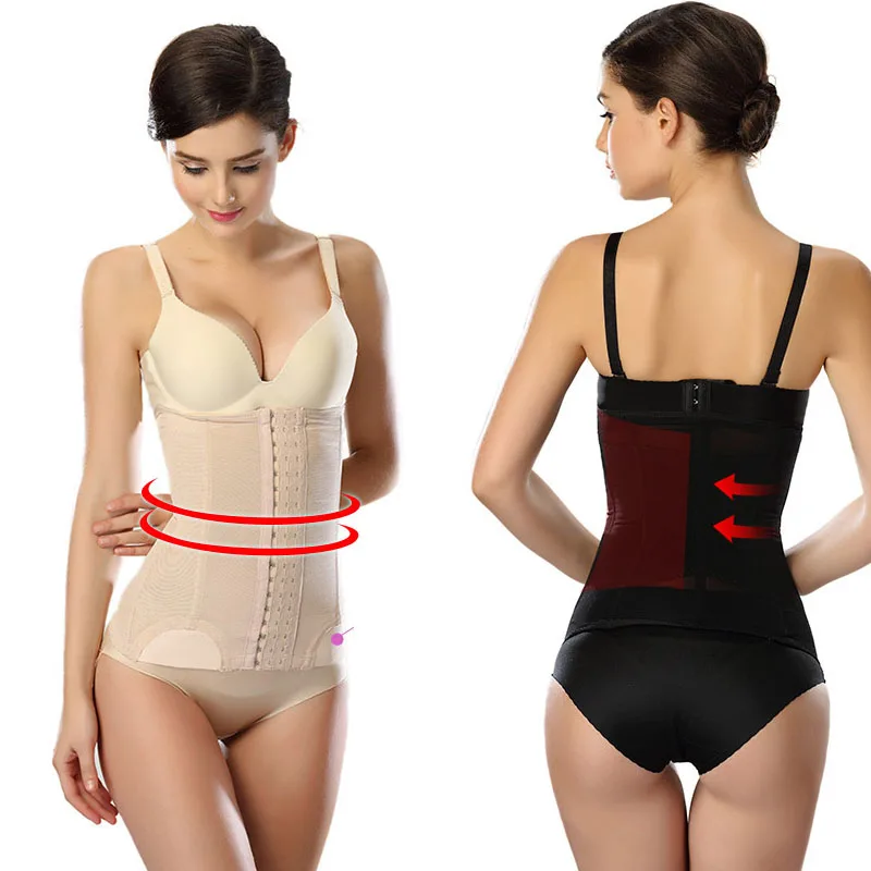 Для женщин дышащая талии Cincher тренер корсет для похудения Body Shaper живота животик