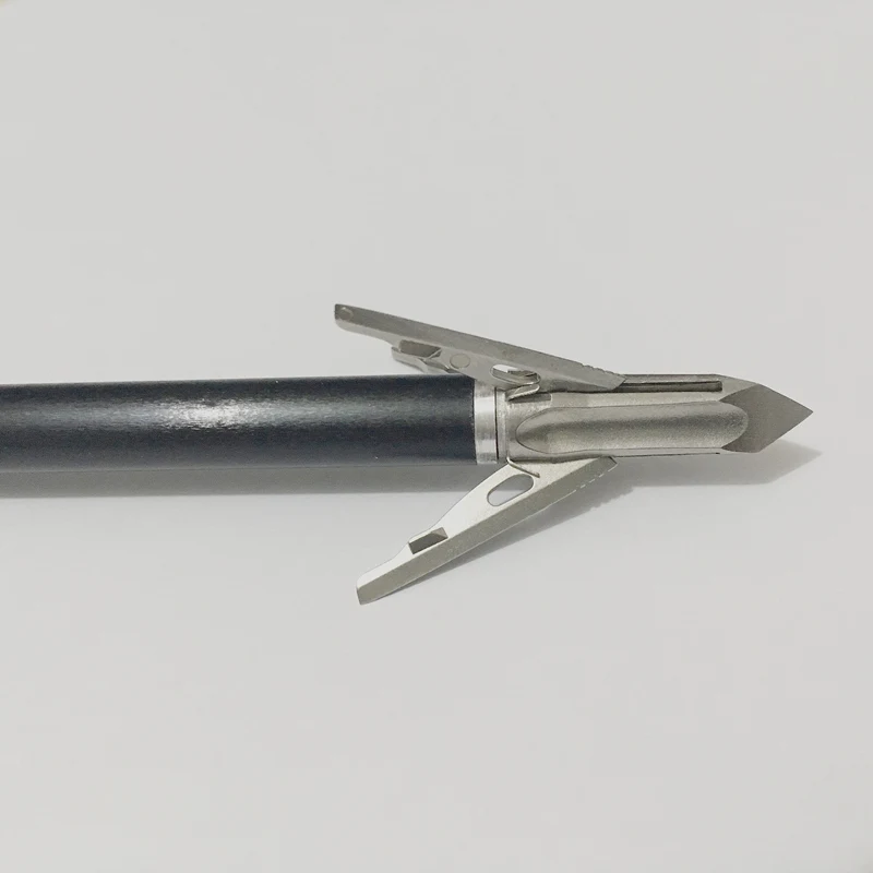 

3PCS Stainless Steel Hunting Broadheads 100 Grain Hunting Arrowhead Tips for Compound Bow Archery