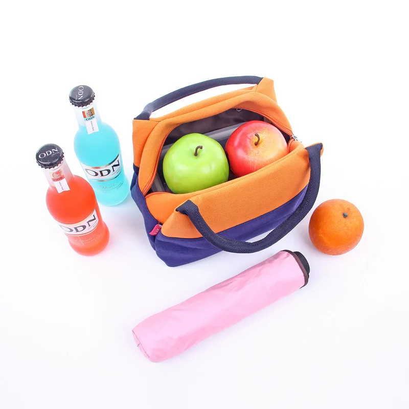 Сумка для обеда сумки пикника новинка цветная сумка в комплекте с толстым
