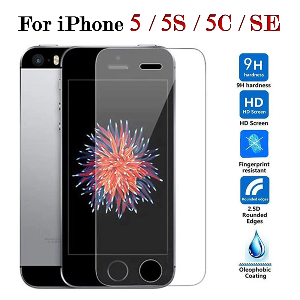 Защитное стекло на для iphone 5S, se 5SE 5 5C S5 C5 закаленное стекло iphone se iphone 5S протектор экрана Премиум tremp