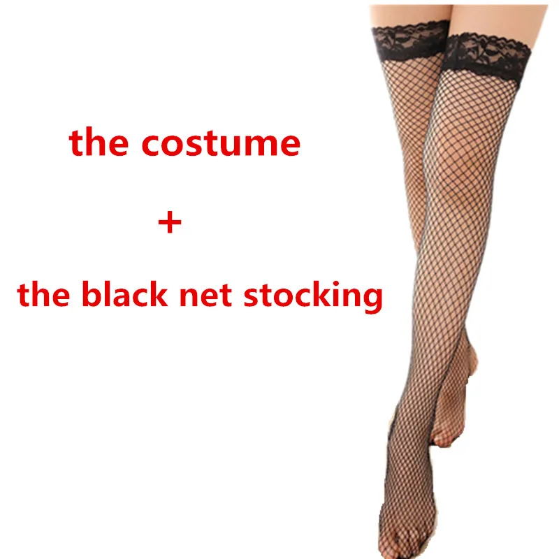 With stockings Горячая Косплей Студенческая униформа, пикантное Нижнее белье Женские костюмы секс товары игрушки сексуальное нижнее белье ролевые игры(белая рубашка+ юбка - Цвет: With stockings
