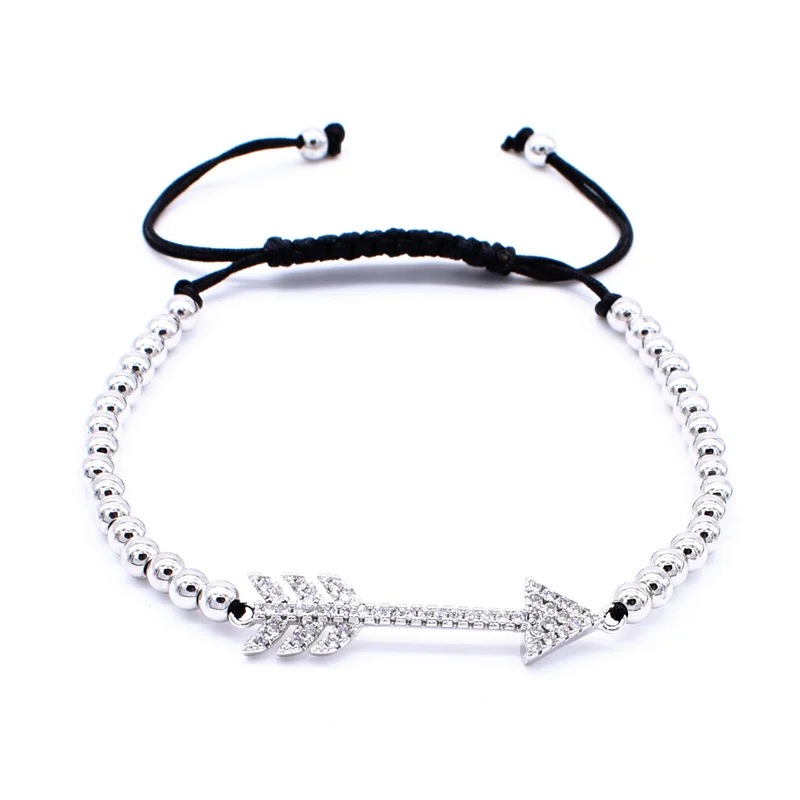 Новая мода проложить настройки CZ браслет стрелки Богемия Стиль бисера Шарм