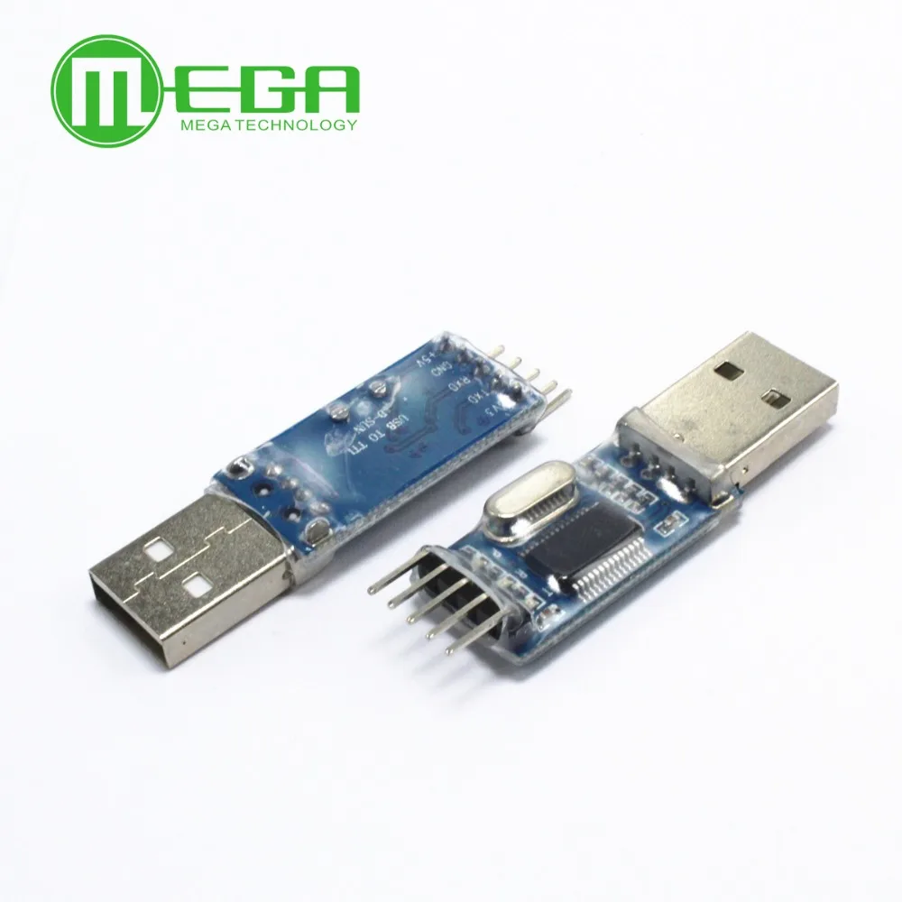 Модуль адаптера преобразователя PL2303 USB в RS232 TTL с пыленепроницаемой крышкой