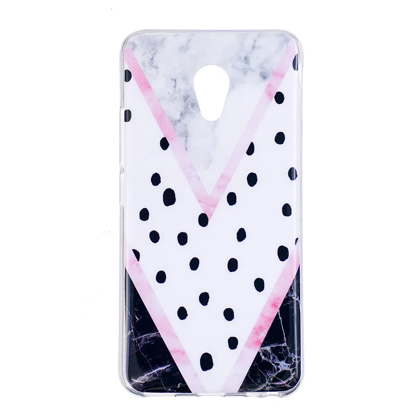 HEMASOLY Case For Meizu M3 Note Silicone M5 M5S Soft TPU Luxury Letter Marble Pattern Back Cover |