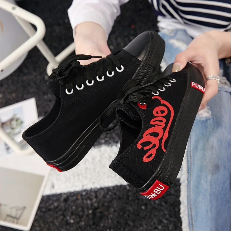 Женские Текстильные кроссовки Smile Toe Вулканизированная подошва дышащие