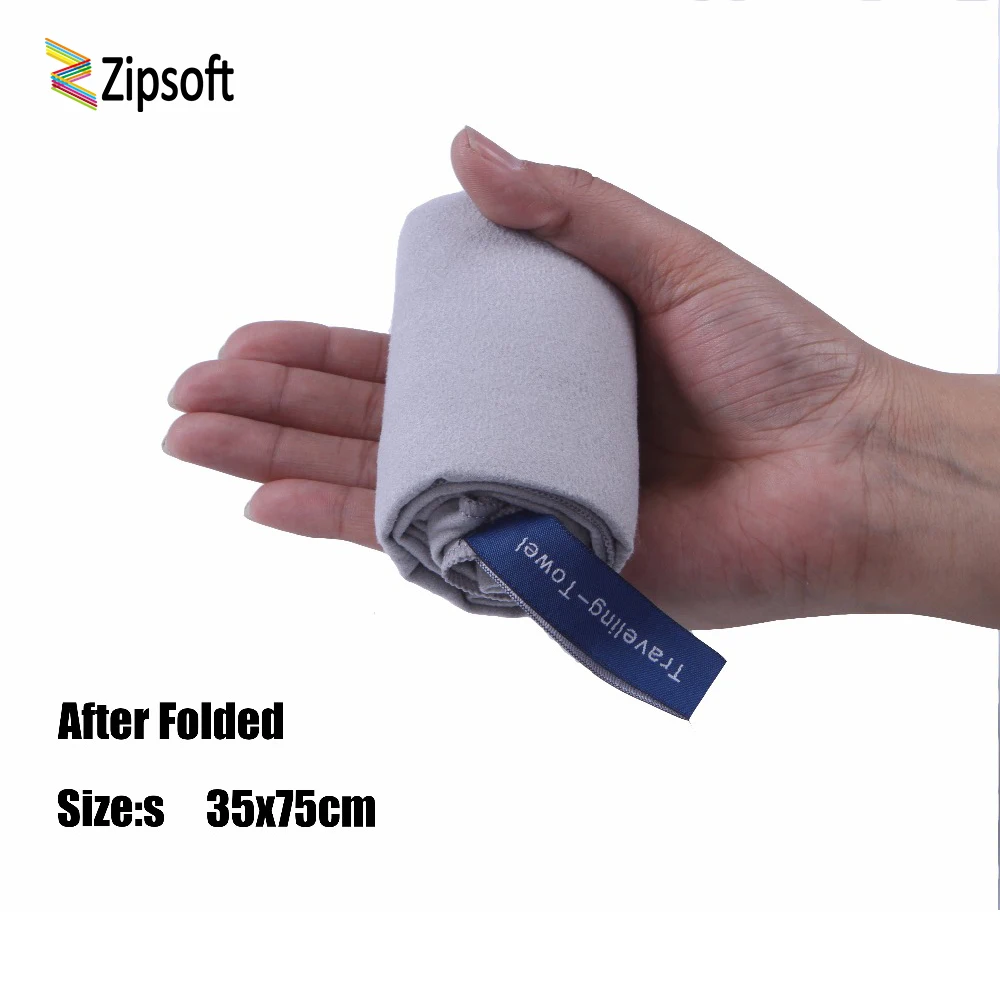 Быстросохнущее полотенце из микрофибры компактное антибактериальное для