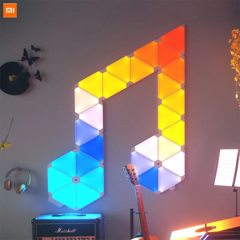 Xiaomi Nanoleaf полноцветный умный нечетный светильник для работы с Mijia для Apple Homekit Google Home настройка на заказ 4 шт./1 коробка