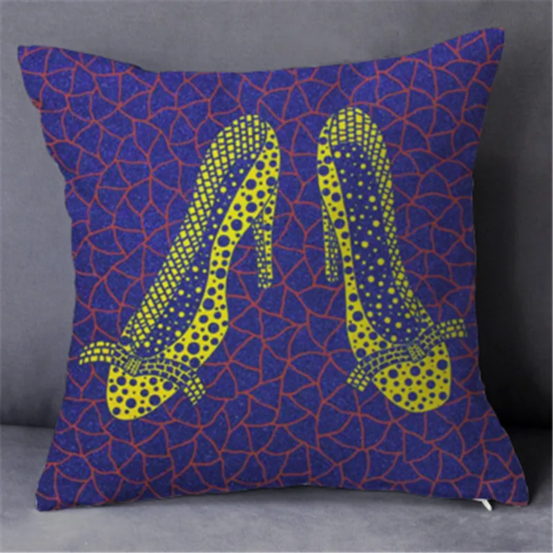 Yayoi Kusama Wave Point queen Тыква Подушка диванная подушка простые современные мягкие игрушки креативный автомобиль подушка под поясницу X1174